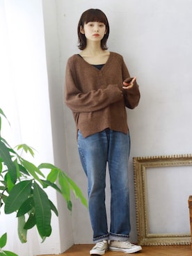 Crispさん（レディース・158cm）の秋コーディネート