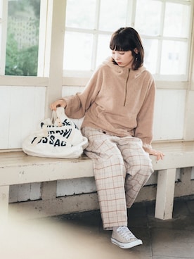 「Crisp（クリスプ）のアイテム（バッグ）」を使った、Crispさん（レディース・158cm）の秋コーディネート