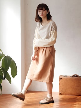 「シンプルおしゃれが好き」｜Crispさん（レディース・158cm）の秋コーディネート