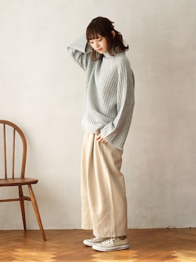 「シンプルおしゃれが好き」｜Crispさん（レディース・158cm）の秋コーディネート