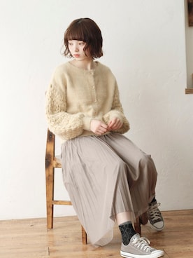 「ほっこり」｜Crispさん（レディース・158cm）の冬コーディネート