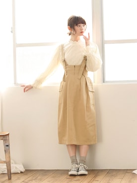 Crispさん（レディース・158cm）の冬コーディネート