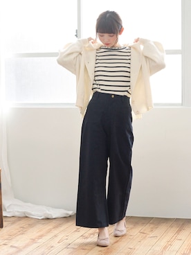 「Crisp」｜Crispさん（レディース・158cm）の冬コーディネート