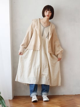 「Levi's」｜Crispさん（レディース・158cm）の冬コーディネート