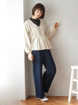 Crispさん(レディース・158cm)の冬コーディネート