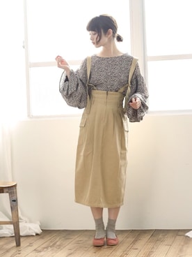 「Crisp」｜「アイテム（パンプス）」を使った、Crispさん（レディース・158cm）の冬コーディネート