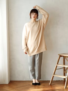 Crispさん（レディース・158cm）の冬コーディネート