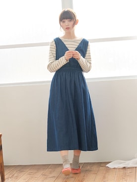 「Crisp」｜「アイテム（パンプス）」を使った、Crispさん（レディース・158cm）の冬コーディネート