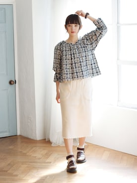 「Crisp（クリスプ）のアイテム」を使った、Crispさん（レディース・158cm）の冬コーディネート