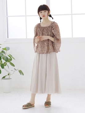 「Crisp」｜Crispさん（レディース・158cm）の春コーディネート