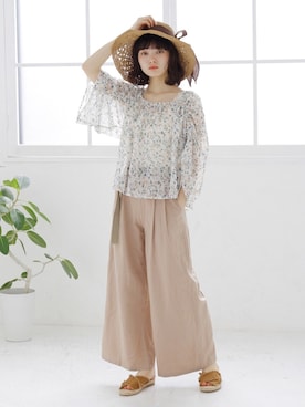 「Crisp」｜Crispさん（レディース・158cm）の春コーディネート