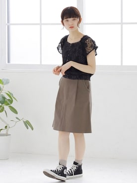 Crispさん（レディース・158cm）の春コーディネート