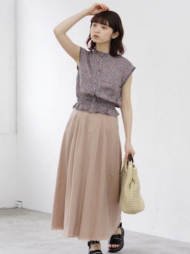 「Crisp」｜Crispさん（レディース・158cm）の春コーディネート