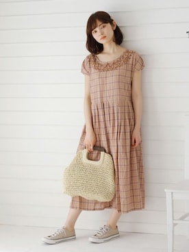「バレッタ」｜Crispさん（レディース・158cm）の春コーディネート