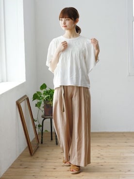 Crispさん（レディース・158cm）の夏コーディネート