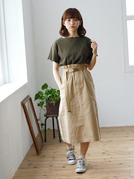 Crispさん（レディース・158cm）の夏コーディネート