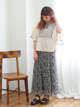 Crispさん（レディース・157cm）の夏コーディネート