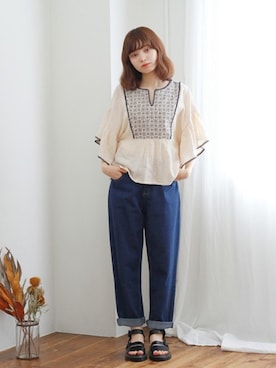 Crispさん（レディース・158cm）の夏コーディネート