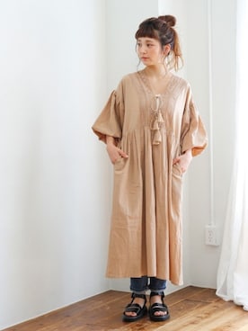 Crispさん（レディース・157cm）の夏コーディネート