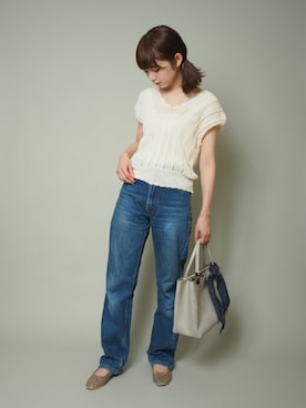 「クリスプ」｜「アイテム（財布/小物）」を使った、Crispさん（レディース・158cm）の夏コーディネート