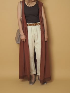 「ボーイフレンドデニム」｜Crispさん（レディース・158cm）の夏コーディネート