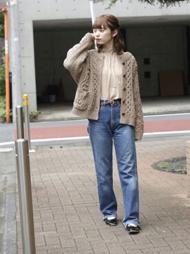 「Crisp（クリスプ）のアイテム（パンプス）」を使った、Crispさん（レディース・158cm）の秋コーディネート