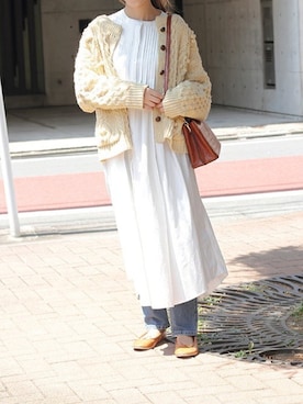 「Crisp（クリスプ）のアイテム（パンツ）」を使った、Crispさん（レディース・158cm）の秋コーディネート