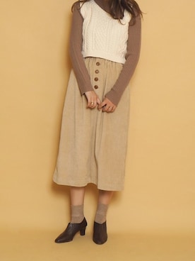 「Crisp」｜Crispさん（レディース・152cm）の秋コーディネート