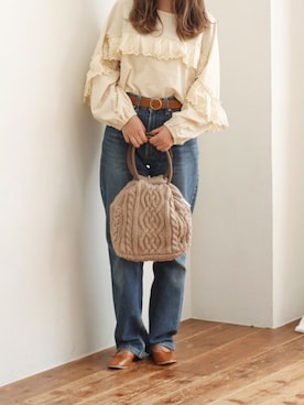 「Crisp」｜「アイテム（パンプス）」を使った、Crispさん（レディース・158cm）の秋コーディネート