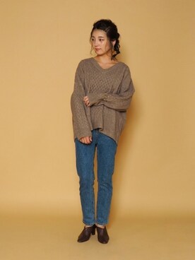 Crispさん（レディース・157cm）の秋コーディネート