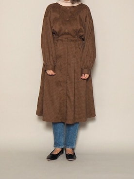 「Crisp（クリスプ）のアイテム（パンツ）」を使った、Crispさん（レディース・152cm）の秋コーディネート