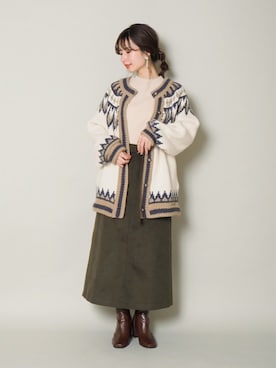 「Crisp（クリスプ）のアイテム」を使った、Crispさん（レディース・154cm）の秋コーディネート