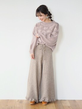 Crispさん（レディース・154cm）の冬コーディネート