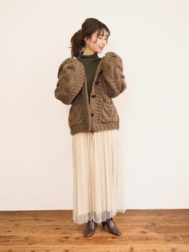 Crispさん（レディース・154cm）の冬コーディネート