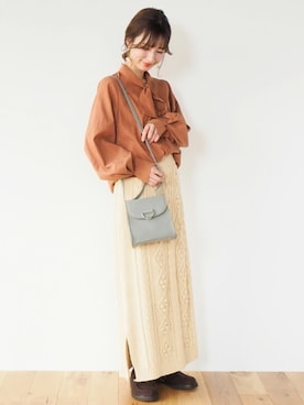 Crispさん（レディース・154cm）の冬コーディネート