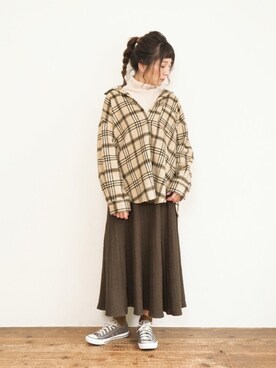 Crispさん（レディース・157cm）の冬コーディネート