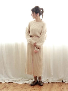 Crispさん（レディース・157cm）の冬コーディネート