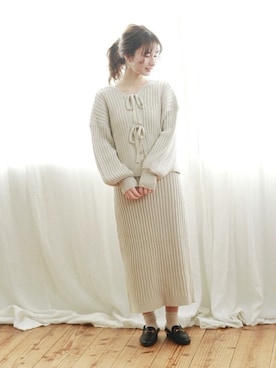 Crispさん（レディース・154cm）の冬コーディネート