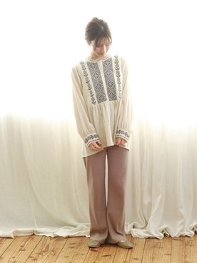 Crispさん（レディース・154cm）の冬コーディネート