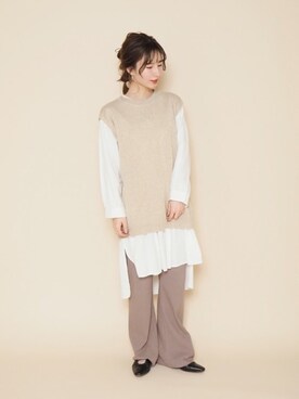 「クリスプ」｜「アイテム（その他シューズ）」を使った、Crispさん（レディース・154cm）の冬コーディネート