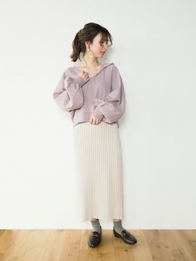 Crispさん（レディース・154cm）の冬コーディネート