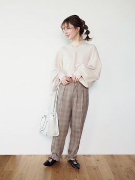 「クリスプ」｜「アイテム（その他シューズ）」を使った、Crispさん（レディース・154cm）の冬コーディネート