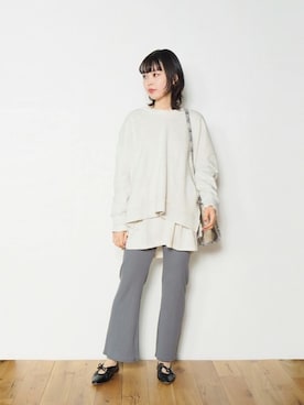 「Crisp」｜「アイテム（パンプス）」を使った、Crispさん（レディース・158cm）の春コーディネート