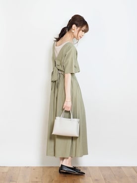 「Crisp」｜「アイテム（パンプス）」を使った、Crispさん（レディース・158cm）の春コーディネート