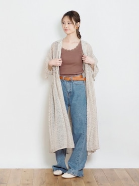 「Crisp」｜「アイテム（パンプス）」を使った、Crispさん（レディース・158cm）の春コーディネート