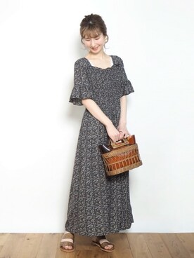 「Crisp（クリスプ）のアイテム（バッグ）」を使った、Crispさん（レディース・158cm）の春コーディネート