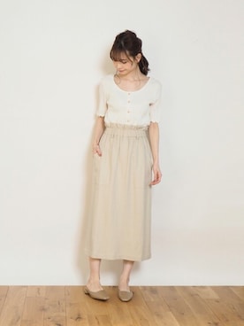 「Crisp」｜Crispさん（レディース・158cm）の春コーディネート