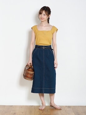 Crispさん（レディース・158cm）の夏コーディネート