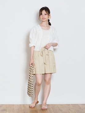 「Crisp」｜Crispさん（レディース・158cm）の夏コーディネート