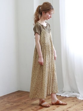 「プリーツ」｜Crispさん（レディース・158cm）の夏コーディネート